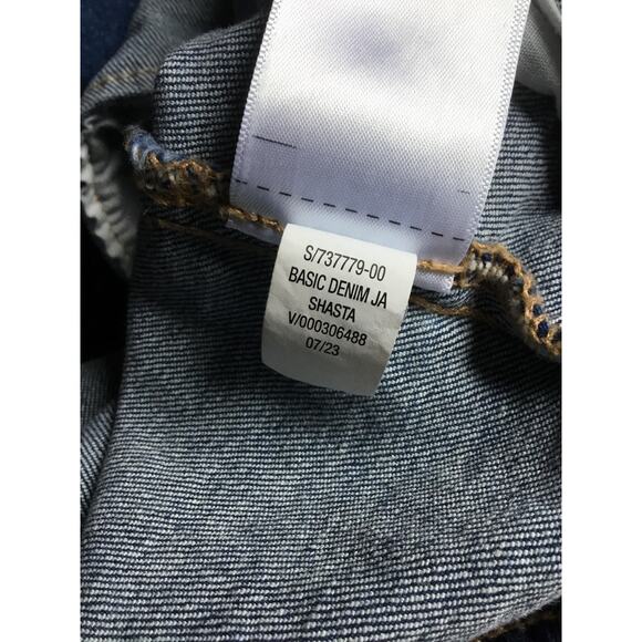 Old Navy Unisex Kid's Basic Jean Denim Jacket Blue Boy's Girl's Size XL 14-16 - Picture 6 of 7